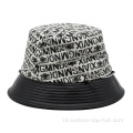 Merkstijl mode jacquard bucekt hoed